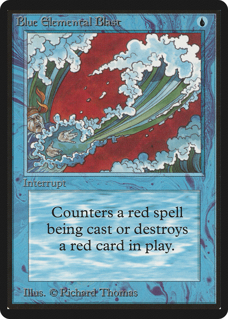 {C} Blue Elemental Blast [Beta Edition][LEB 050]