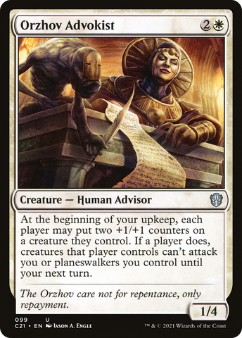 {C} Orzhov Advokist [Commander 2021][C21 099]