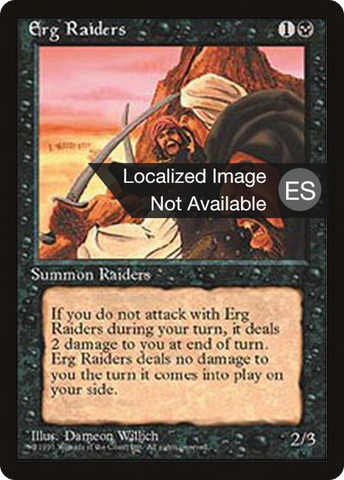 {F} Erg Raiders [Fourth Edition (Foreign Black Border)][FBB 4ED 135]