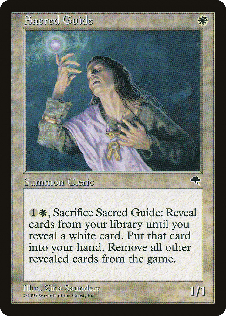 {R} Sacred Guide [Tempest][TMP 038]