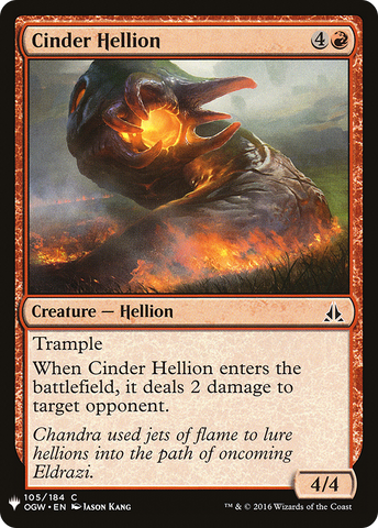 {C} Cinder Hellion [Mystery Booster][LS OGW 105]