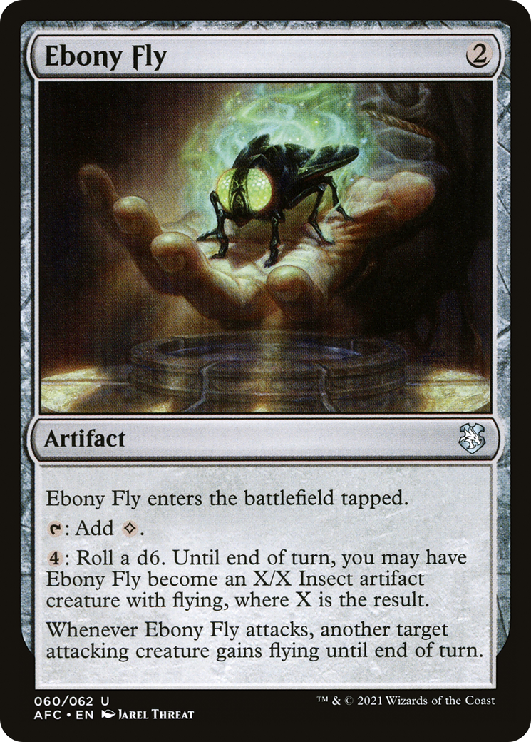 {C} Ebony Fly [Dungeons & Dragons: Adventures in the Forgotten Realms Commander][AFC 060]