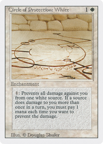 {C} Circle of Protection: White [Revised Edition][3ED 013]