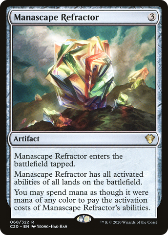 {R} Manascape Refractor [Commander 2020][C20 068]