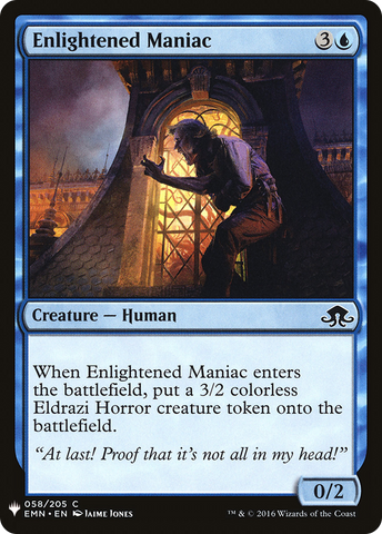 {C} Enlightened Maniac [Mystery Booster][LS EMN 058]