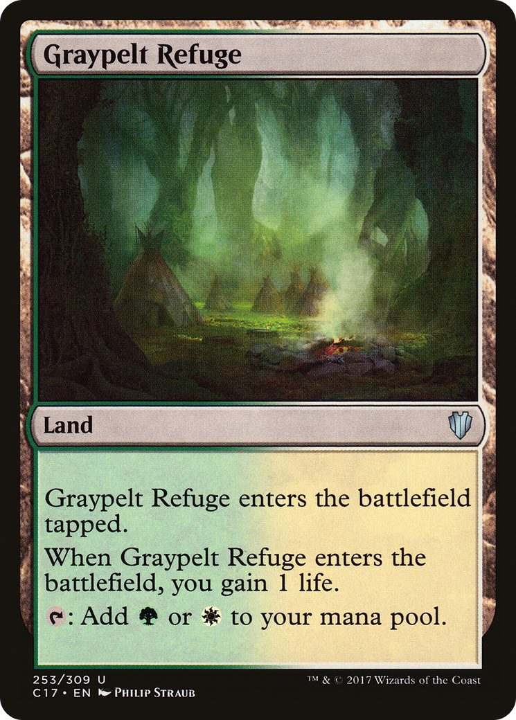 {C} Graypelt Refuge [Commander 2017][C17 253]