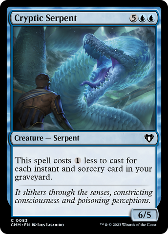 {C} Cryptic Serpent [Commander Masters][CMM 083]