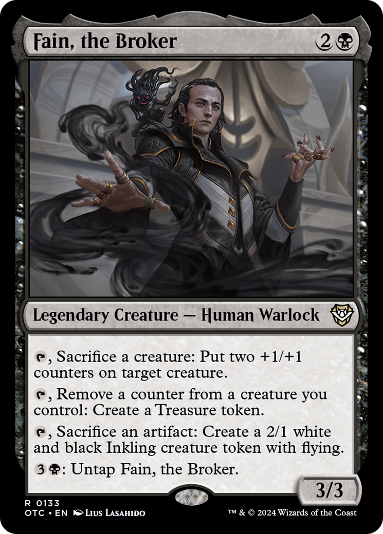 {R} Fain, the Broker [Outlaws of Thunder Junction Commander][OTC 133]