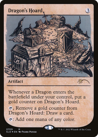 {R} Dragon's Hoard (Showcase) [Secret Lair Drop Promos][SLD 709]