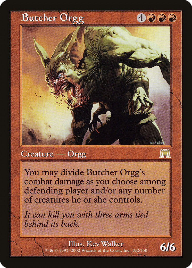 {R} Butcher Orgg [Onslaught][ONS 192]
