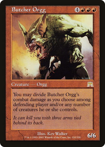 {R} Butcher Orgg [Onslaught][ONS 192]