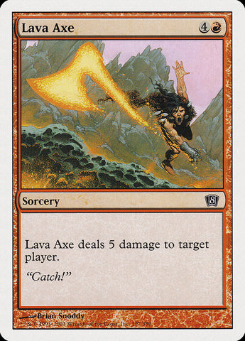 {C} Lava Axe [Eighth Edition][8ED 197]
