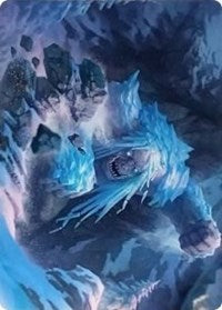 {A} Icehide Troll Art Card [Kaldheim Art Series][AKHM 046]
