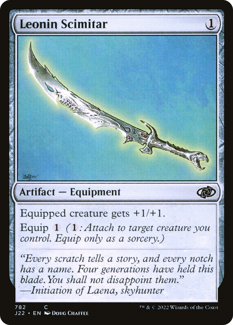 {C} Leonin Scimitar [Jumpstart 2022][J22 782]