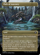 {C} Path of Ancestry (Borderless Alternate Art) [Commander Masters][CMM 661]