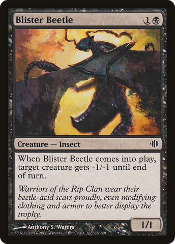 {C} Blister Beetle [Shards of Alara][ALA 066]