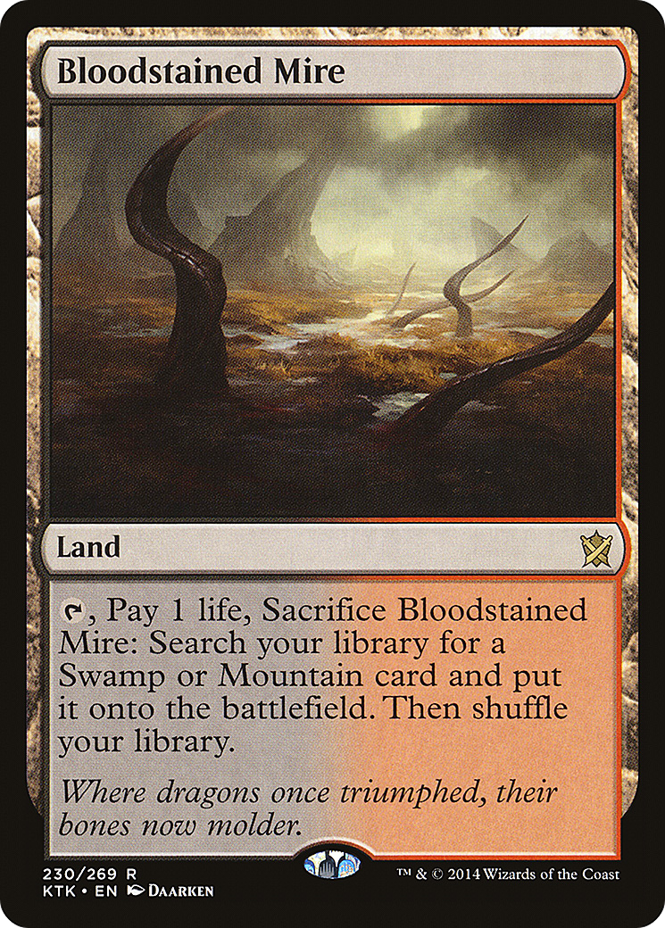 {R} Bloodstained Mire [Khans of Tarkir][KTK 230]