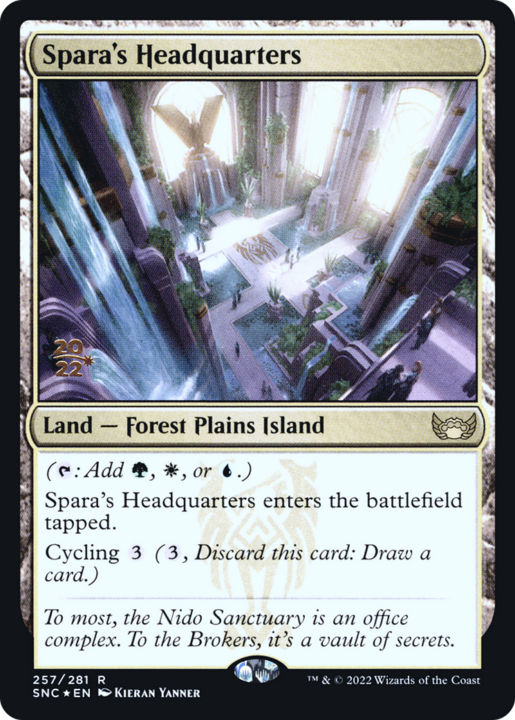{R} Spara's Headquarters [Streets of New Capenna Prerelease Promos][PR SNC 257]