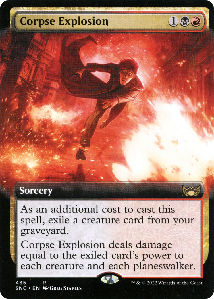 {R} Corpse Explosion (Extended Art) [Streets of New Capenna][SNC 435]