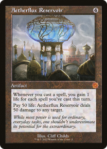 {R} Aetherflux Reservoir (Retro) [The Brothers' War Retro Artifacts][BRR 002]