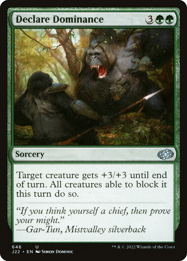 {C} Declare Dominance [Jumpstart 2022][J22 646]