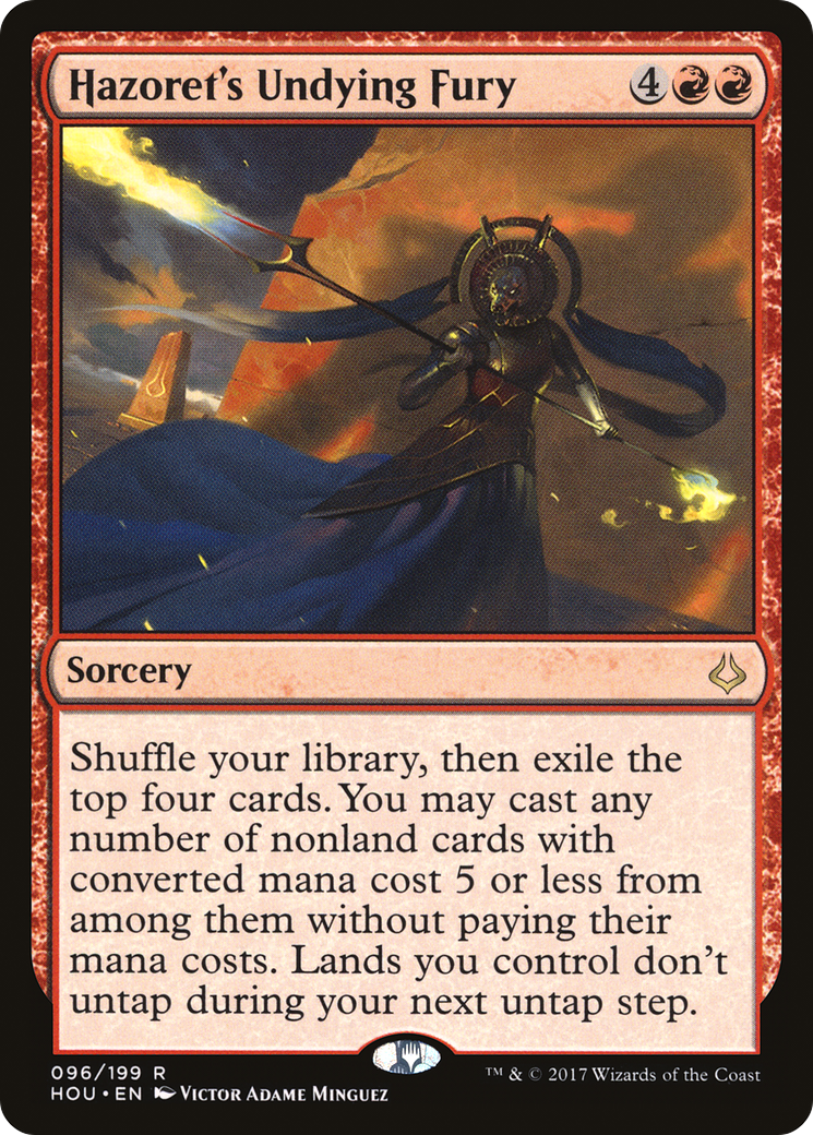 {R} Hazoret's Undying Fury [Hour of Devastation][HOU 096]