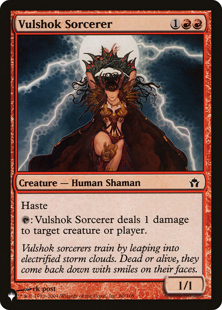 Vulshok Sorcerer [LIST 5DN-80]