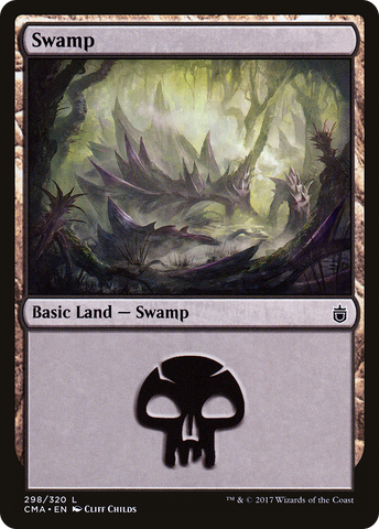 {B}[CMA 298] Swamp (298) [Commander Anthology]