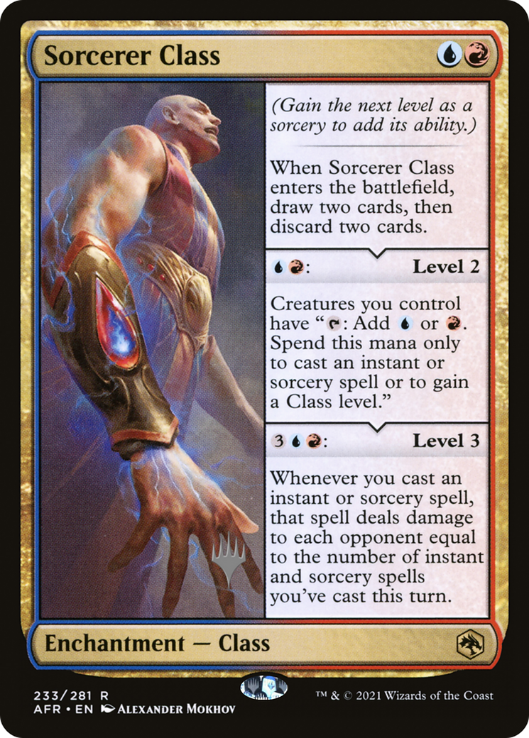 {R} Sorcerer Class (Promo Pack) [Dungeons & Dragons: Adventures in the Forgotten Realms Promos][PP AFR 233]