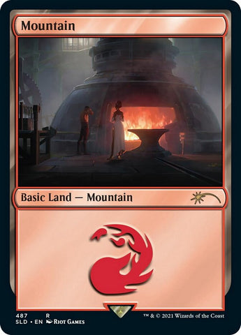 {B}[SLD 487] Mountain (487) [Secret Lair Drop Series]