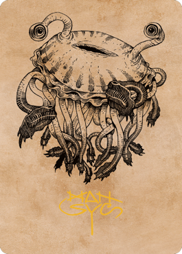 {A} Gluntch, the Bestower Art Card (Gold-Stamped Signature) [Commander Legends: Battle for Baldur's Gate Art Series][GS ACLB 065]