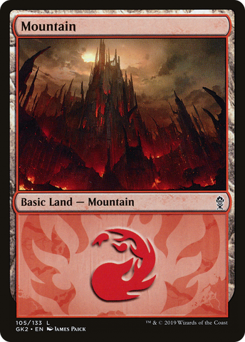{B}[GK2 105] Mountain (105) [Ravnica Allegiance Guild Kit]