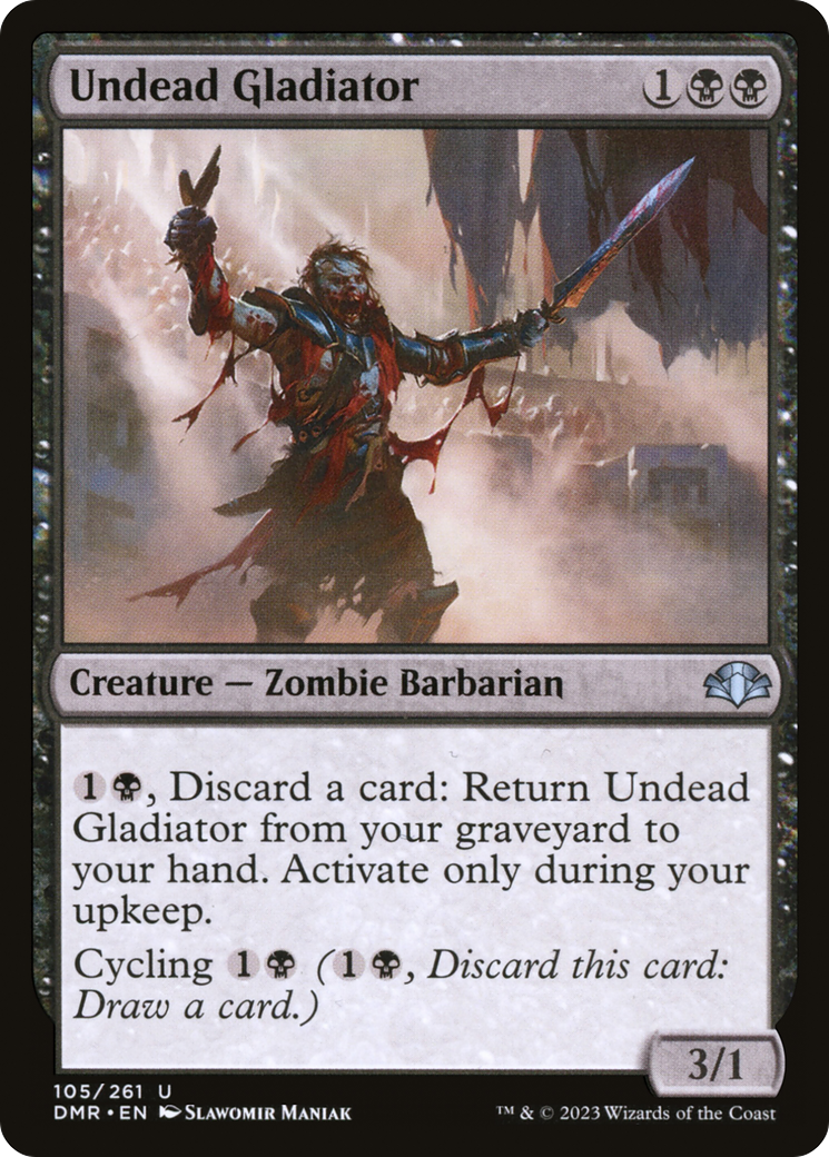 {C} Undead Gladiator [Dominaria Remastered][DMR 105]