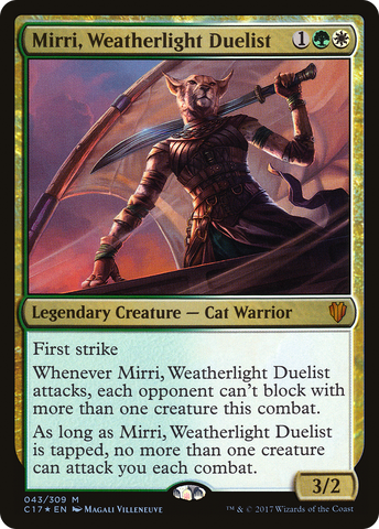 {R} Mirri, Weatherlight Duelist [Commander 2017][C17 043]