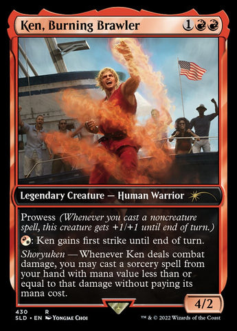 {R} Ken, Burning Brawler [Secret Lair Drop Series][SLD 430]