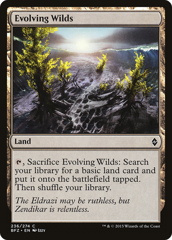 {C} Evolving Wilds [Battle for Zendikar][BFZ 236]