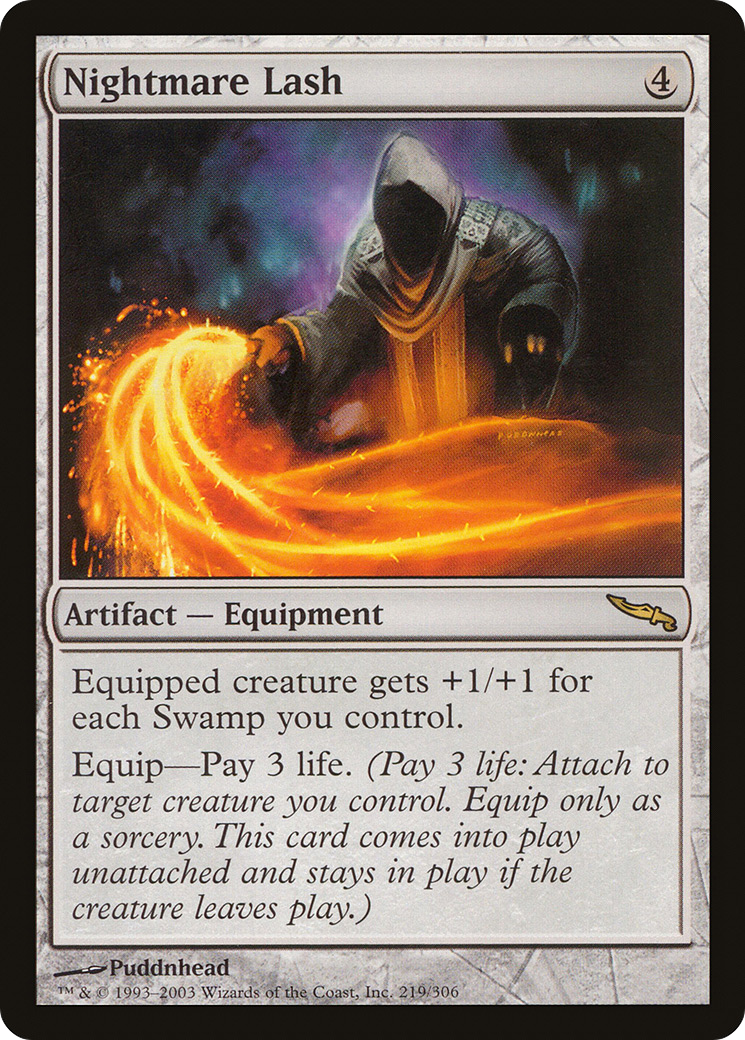 {R} Nightmare Lash [Mirrodin][MRD 219] - Misty Mountain Games