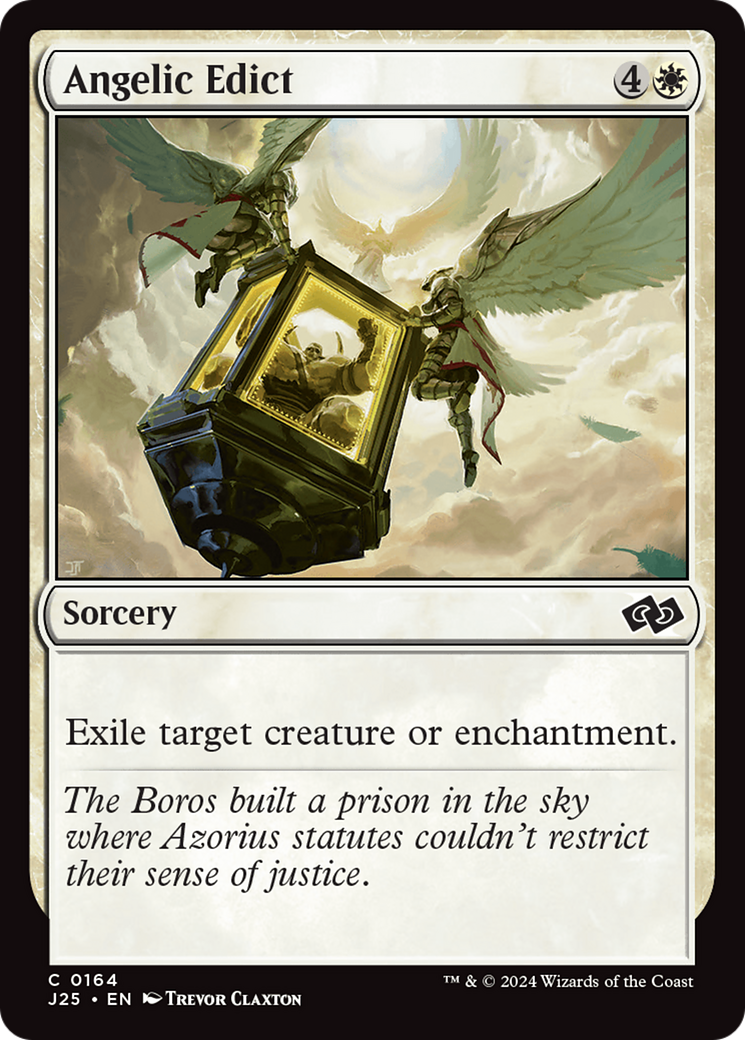 {C} Angelic Edict [Foundations Jumpstart][J25 164]