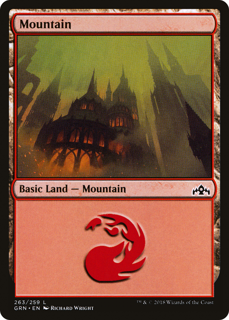 {B}[GRN 263] Mountain (263) [Guilds of Ravnica]