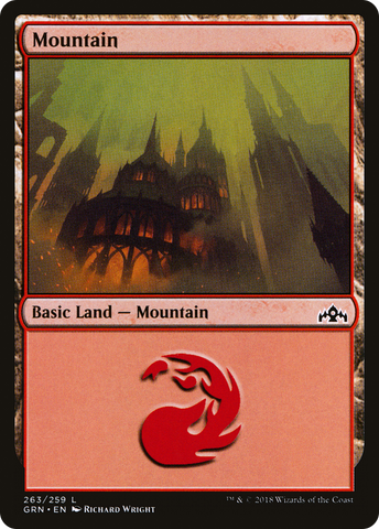 {B}[GRN 263] Mountain (263) [Guilds of Ravnica]