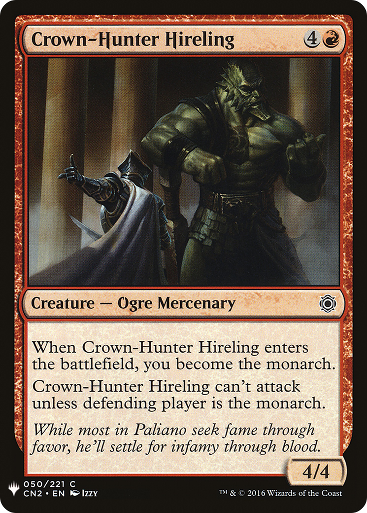 {C} Crown-Hunter Hireling [Mystery Booster][LS CN2 050]