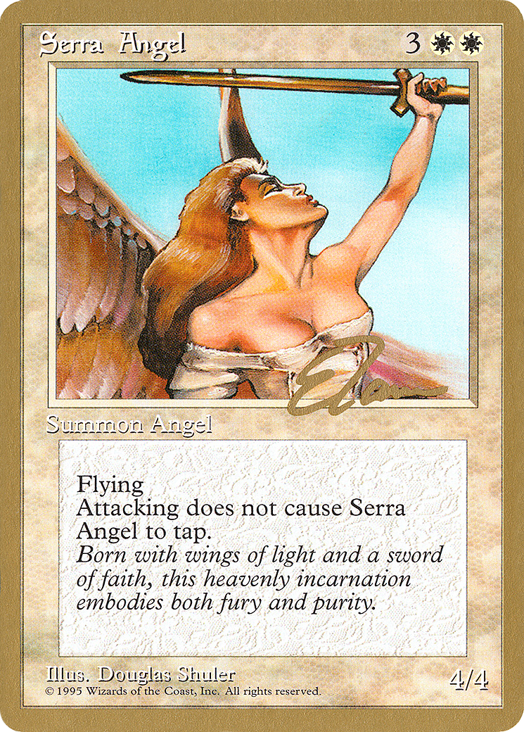 {C} Serra Angel (Eric Tam) [Pro Tour Collector Set][GB PTC ET50]