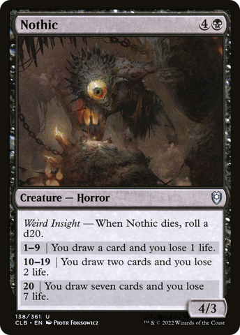 {C} Nothic [Commander Legends: Battle for Baldur's Gate][CLB 138]