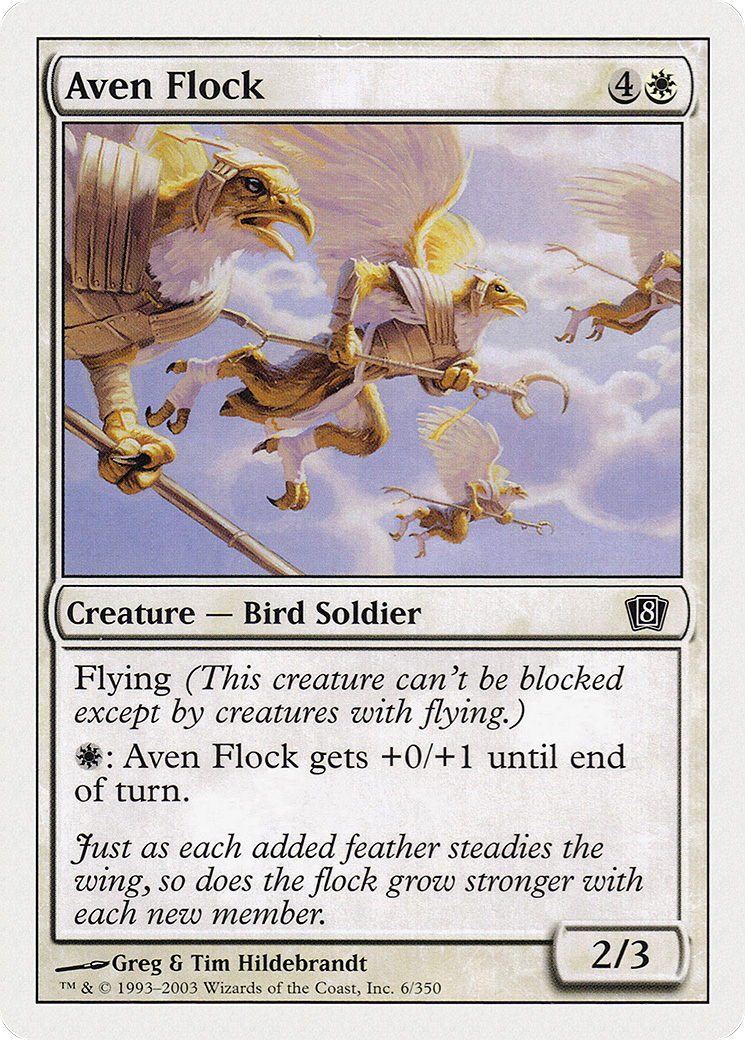 {C} Aven Flock [Eighth Edition][8ED 006]