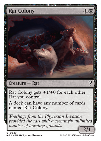 {C} Rat Colony (White Border) [Mystery Booster 2][MB2 047]