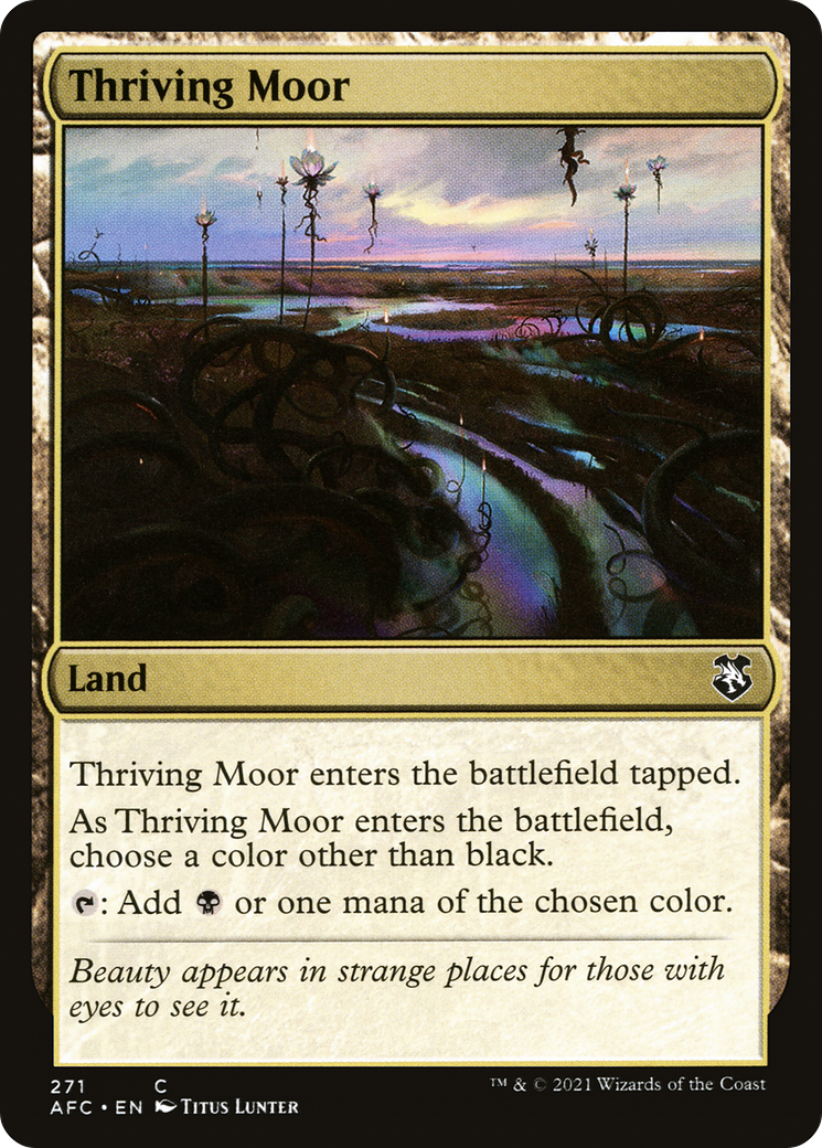 {C} Thriving Moor [Dungeons & Dragons: Adventures in the Forgotten Realms Commander][AFC 271]
