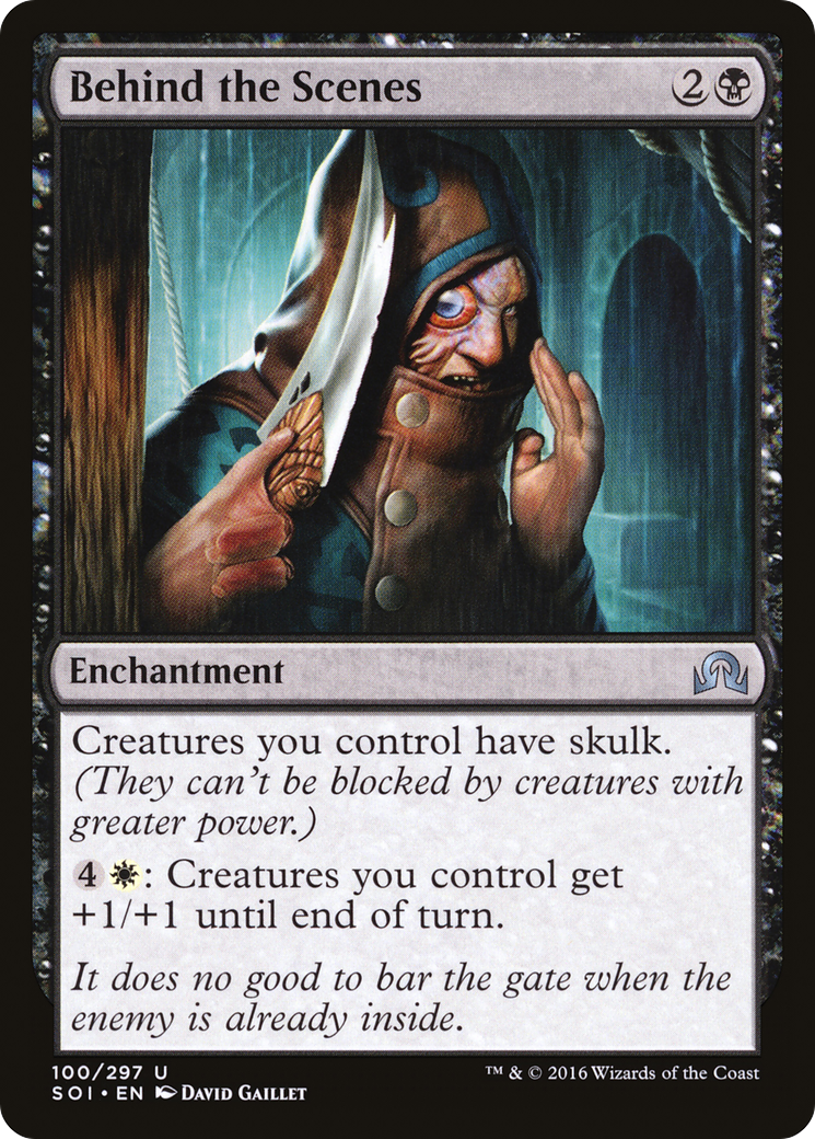 {C} Behind the Scenes [Shadows over Innistrad][SOI 100]