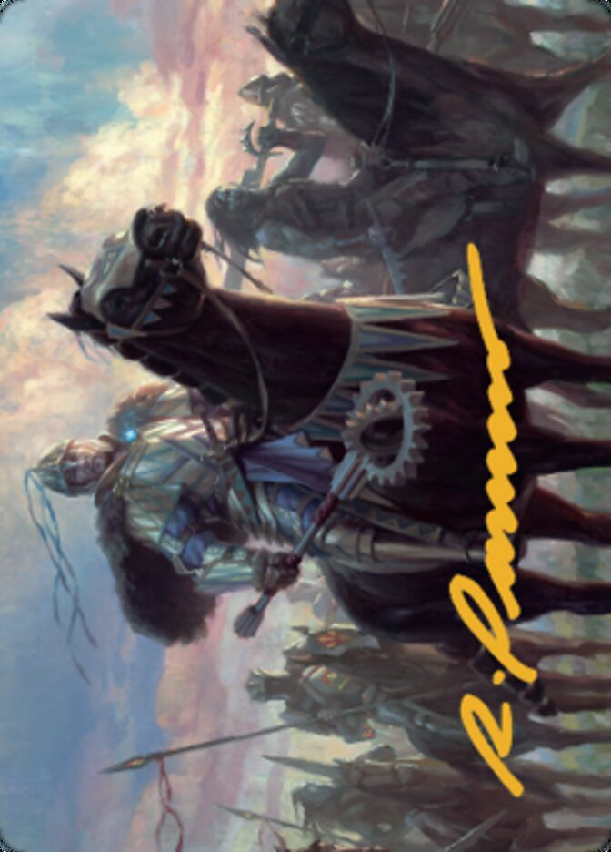 {A} Shanid, Sleepers' Scourge Art Card (Gold-Stamped Signature) [Dominaria United Art Series][GS ADMU 054]