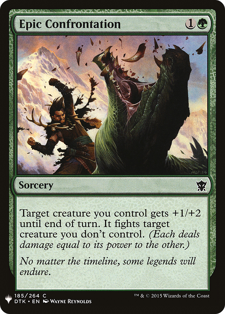 {C} Epic Confrontation [Mystery Booster][LS DTK 185]