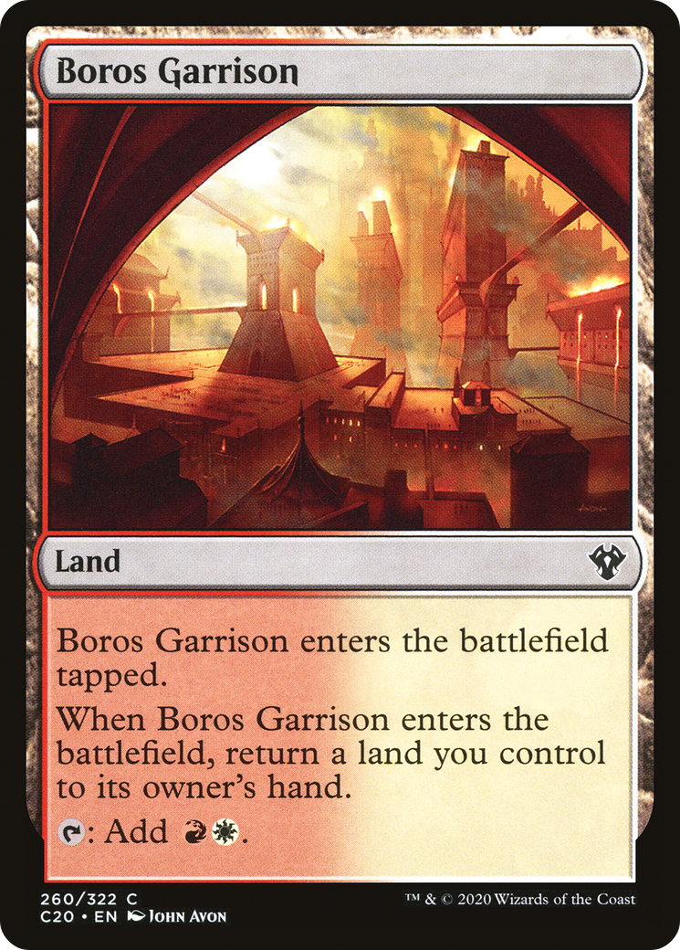 {C} Boros Garrison [Commander 2020][C20 260]